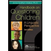 Handbook-on-Questioning-Children-A-Linguistic-Perspective, by Anne-Graffam-Walker - ISBN 9781627222037